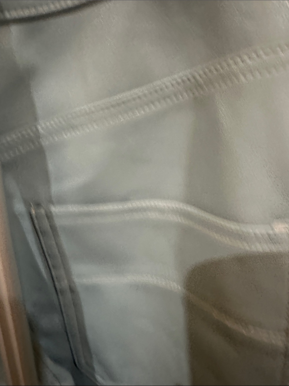 twik Dusty Blue Vegan Leather High-Rise Pants - Picture 8 of 11